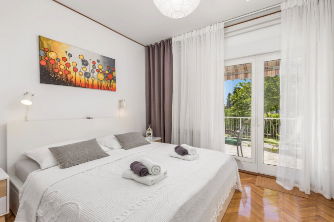 Apartman A, Apartmani Rosović - Mo&scaron;ćenička Draga, kraj &scaron;ljunčanih plaža Mo&scaron;ćenička Draga